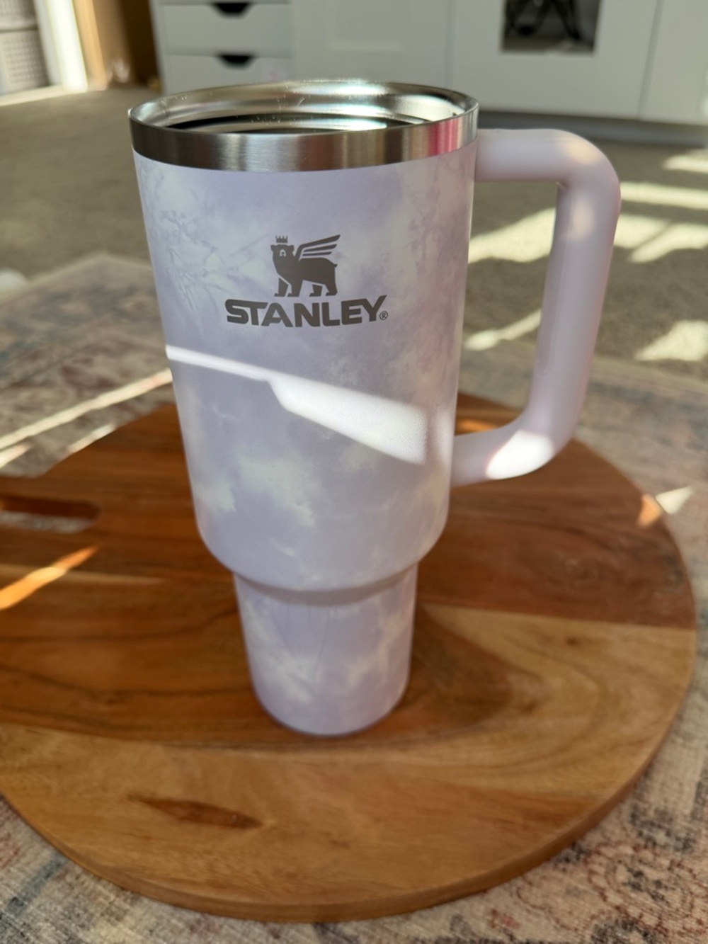 Stanley Lavender Cloud Marble 40 OZ Travel Tumbler with Handle - Picture 14 of 16